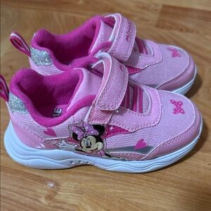 Disney Minnie Mouse Pink Glitter Sneakers